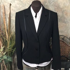 Calvin Klein 🌹 stunning deep rich black suit jacket coat blazer